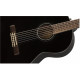 Fender CN-60S Concert Black klasszikus gitár