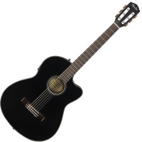 Fender CN-140SCE Concert Black elektro-klasszikus gitár