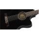 Fender CN-140SCE Concert Black elektro-klasszikus gitár