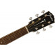 Fender PD-220E Dreadnought Mahogany Aged Cognac Burst elektro-akusztikus gitár