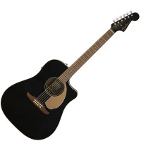 Fender Redondo Player Jetty Black elektro-akusztikus gitár