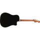 Fender Redondo Player Jetty Black balkezes elektro-akusztikus gitár