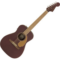 Fender Malibu Player Burgundy Satin elektro-akusztikus gitár