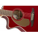 Fender Newporter Player Candy Apple Red balkezes elektro-akusztikus gitár