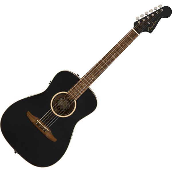 Fender Malibu Special Matte Black elektro-akusztikus gitár