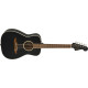 Fender Malibu Special Matte Black elektro-akusztikus gitár