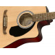 Fender FA-125CE Dreadnought WN Natural elektro-akusztikus gitár