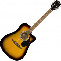 Fender FA-125CE Dreadnought WN Sunburst elektro-akusztikus gitár