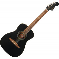 Fender Joe Strummer Campfire Matte Black elektro-akusztikus gitár