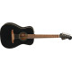 Fender Joe Strummer Campfire Matte Black elektro-akusztikus gitár