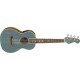 Fender Dhani Harrison Turquoise elektro-akusztikus tenor ukulele