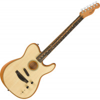 Fender American Acoustasonic Telecaster EB Natural elektro-akusztikus gitár