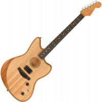 Fender American Acoustasonic Jazzmaster EB Natural elektro-akusztikus gitár