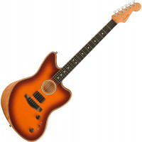 Fender American Acoustasonic Jazzmaster EB Tobacco Sunburst elektro-akusztikus gitár