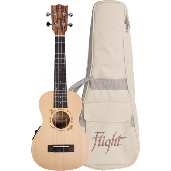 Flight DUC525CEQ SP/ZEB koncert ukulele
