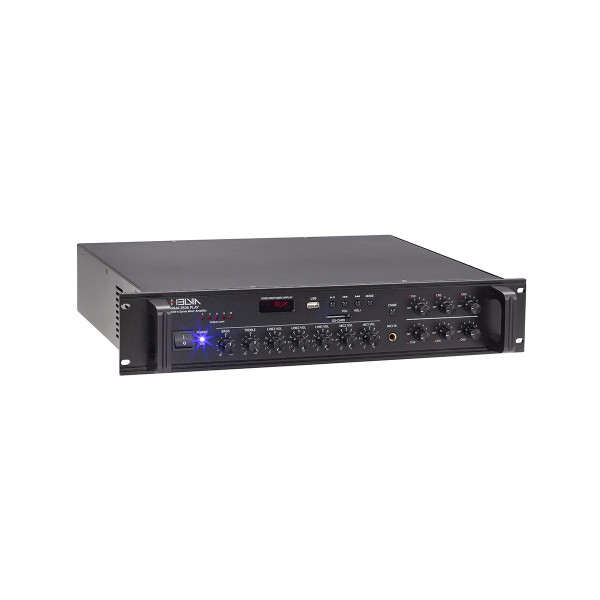 HELVIA HRMA-3506 PLAY - 350W 6-zónás integrált keverőerősítő, USB/SD/FM funkcióval és zónánként független vezérléssel