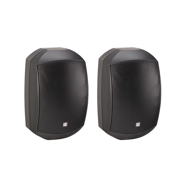 HELVIA LIDO-640 WBP - 6.5" Waterproof 2-way Passive Wall-Mount Speaker Pair, Black