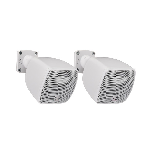 HELVIA DEKO-25TWH - Pair of 2.5" full-range compact loudspeaker, white