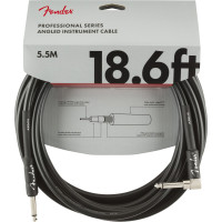 Fender Professional Series 5,5 m Black pipás gitárkábel Fender Professional Series 5,5 m Black pipás gitárkábel