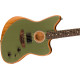 Fender Acoustasonic Player Jazzmaster RW Antique Olive elektro-akusztikus gitár Fender Acoustasonic Player Jazzmaster RW Antique Olive elektro-akusztikus gitár