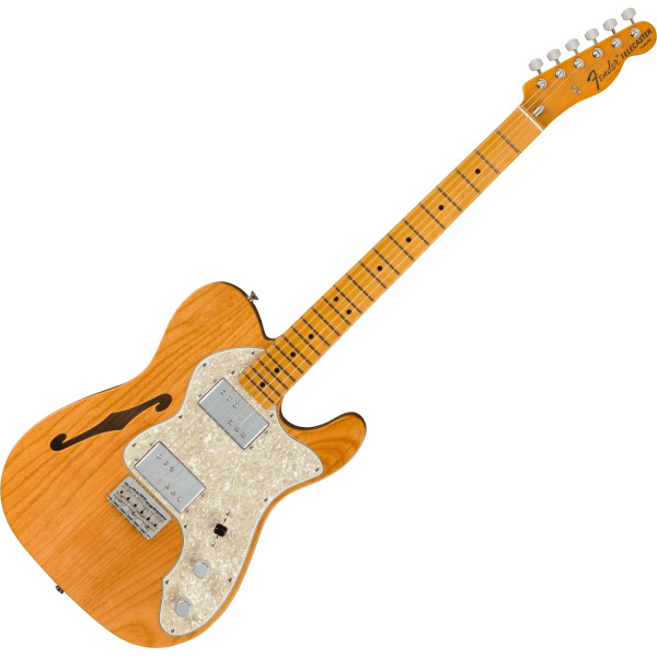 Fender American Vintage II 1972 Telecaster Thinline MN Aged Natural elektromos gitár