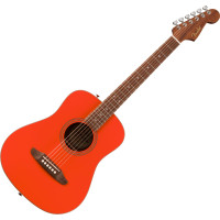 Fender California Standard Redondo Mini with Bag Fiesta Red akusztikus gitár Fender California Standard Redondo Mini with Bag Fiesta Red akusztikus gitár