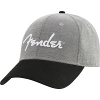 Fender Hipster Dad Hat Gray and Black baseball sapka Fender Hipster Dad Hat Gray and Black baseball sapka