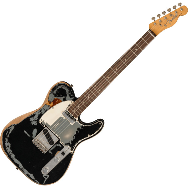 Fender Joe Strummer Telecaster RW Black over 3-Color Sunburst elektromos gitár Fender Joe Strummer Telecaster RW Black over 3-Color Sunburst elektromos gitár