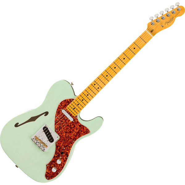 Fender Limited Edition American Professional II Telecaster Thinline MN Transparent Surf Green elektromos gitár