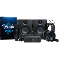 Fender Quantum Complete Bundle hangfelvételi stúdió csomag Fender Quantum Complete Bundle hangfelvételi stúdió csomag