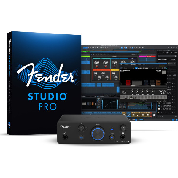 Fender Quantum LT 2 USB-C hangkártya Fender Quantum LT 2 USB-C hangkártya