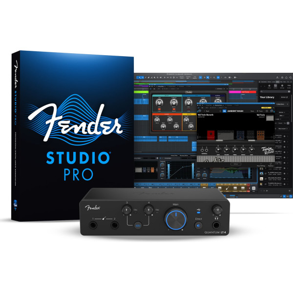 Fender Quantum LT 4 USB-C hangkártya Fender Quantum LT 4 USB-C hangkártya