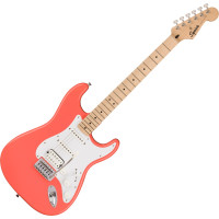 Squier Sonic Stratocaster HSS MN Tahitian Coral elektromos gitár Squier Sonic Stratocaster HSS MN Tahitian Coral elektromos gitár