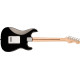 Squier Sonic Stratocaster MN Black balkezes elektromos gitár