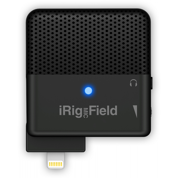 IK Multimedia iRig Mic Field kompakt sztereó audió/videó mikrofon iPhone/iPad/iPod touch támogatással