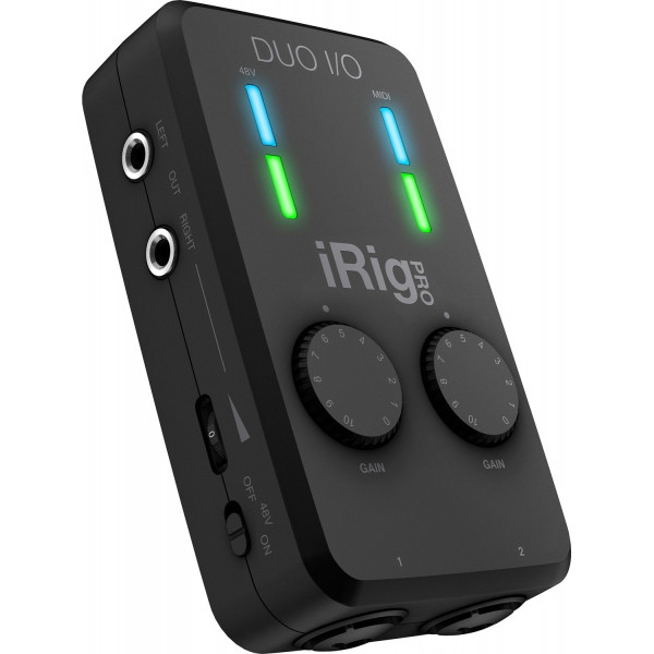 IK Multimedia iRig Pro Duo I/O USB/iOS/Android hangkártya/MIDI interfész