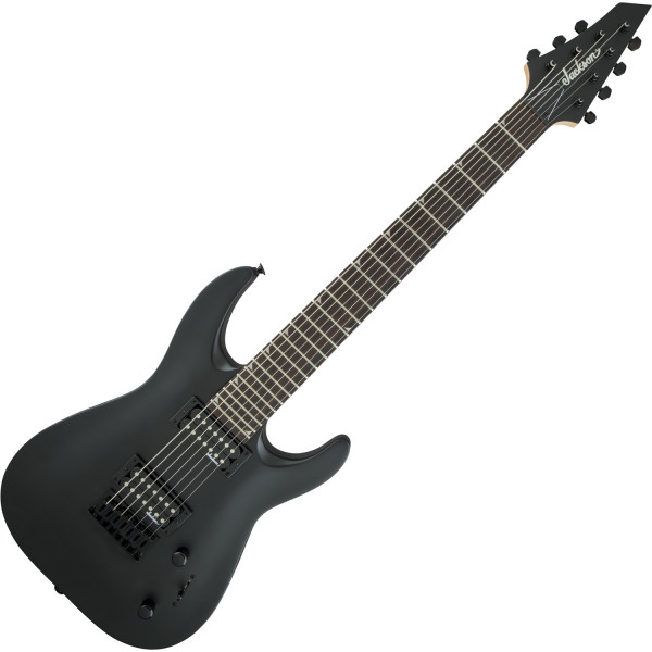 Jackson JS Series Dinky Arch Top JS22-7 DKA HT Satin Black 7-húros elektromos gitár