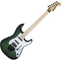 Jackson X Series Signature Adrian Smith SDXQM MN Transparent Green elektromos gitár