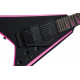 Jackson X Series Rhoads RRX24 Black with Neon Pink Bevels elektromos gitár
