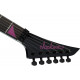 Jackson X Series Rhoads RRX24 Black with Neon Pink Bevels elektromos gitár