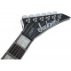 Jackson X Series Signature Scott Ian King V KVXT Gloss Black with Mirror Pickguard elektromos gitár