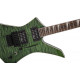 Jackson X Series Kelly KEXQ Transparent Green elektromos gitár