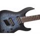 Jackson X Series Soloist Arch Top SLATX7Q MS Multi-Scale Transparent Blue Burst 7-húros elektromos gitár