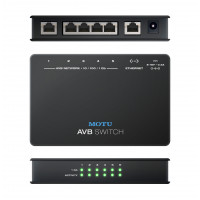 MOTU AVB Switch 5-portos Ethernet switch