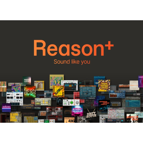 Reason Studios Reason+ előfizetéses DAW szoftver Reason Studios Reason+ előfizetéses DAW szoftver