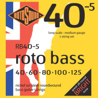 Rotosound RB40-5 roto bass 40-125 5-húros basszusgitárhúr