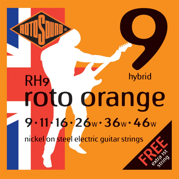 Rotosound RH9 roto orange 09-46 elektromos gitárhúr