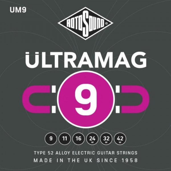 Rotosound UM9 ultramag 09-42 elektromos gitárhúr