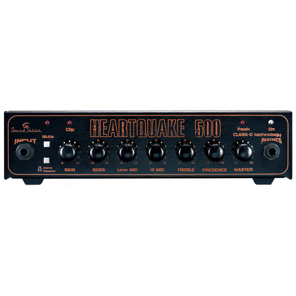SOUNDSATION HEARTQUAKE-500 - 500W RMS Class-D basszuserősítő fej