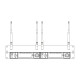 SOUNDSATION WF-RACK KIT2 - 1U szerelőkészlet WireFree Szériás Vezetéknélküli rendszerekhez
